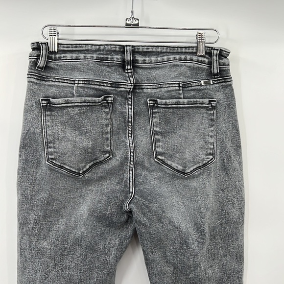 Kancan Jeans Womens 13/30 Nicole High Rise Super Skinny Gray Wash Denim Acid‎ - Picture 6 of 11